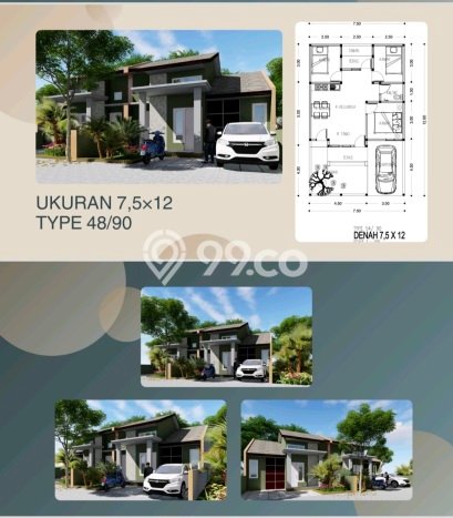 Rumah Minimalis Dijual di Sukodono 2 Kamar dengan LT 72m2 Rumah Minimalis Dijual di Sukodono 2 Kamar dengan LT 72m2