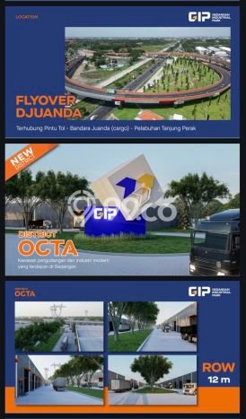 AREA PREMIUM! Gudang Kawasan Gedangan, Luas 252m2m², Lokasi Premium AREA PREMIUM! Gudang Kawasan Gedangan, Luas 252m2m², Lokasi Premium