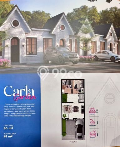 Rumah Modern 2 KT LT 60m2 di Menganti Rumah Modern 2 KT LT 60m2 di Menganti