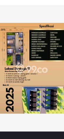 Jual Rumah Murah di Tajur Halang Bogor Harga Rp 500 Juta LT 72m2 Jual Rumah Murah di Tajur Halang Bogor Harga Rp 500 Juta LT 72m2
