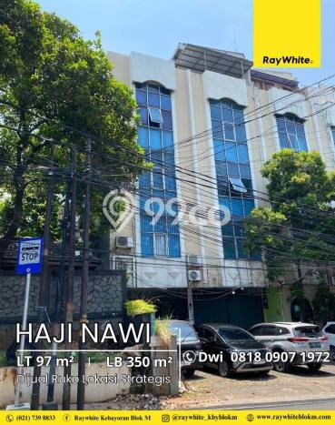 Dijual Ruko di Kebayoran Baru Jakarta Selatan LT 97m2 / LB 350m2 Dijual Ruko di Kebayoran Baru Jakarta Selatan LT 97m2 / LB 350m2