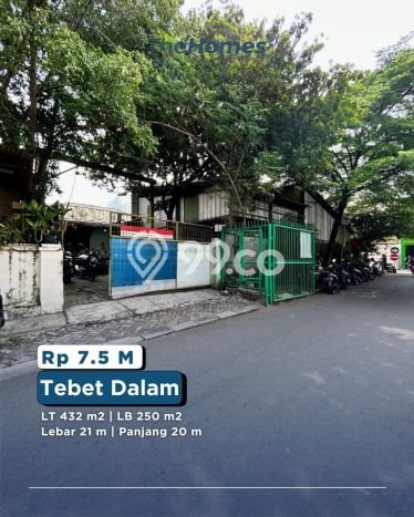 Lahan untuk Dijual di Tebet Jakarta Selatan Luas 432m2 Lahan untuk Dijual di Tebet Jakarta Selatan Luas 432m2