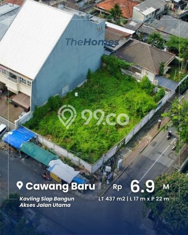Tanah Kavling Dijual di Cawang, Jakarta Timur dengan Luas Tanah 437m2 Tanah Kavling Dijual di Cawang, Jakarta Timur dengan Luas Tanah 437m2