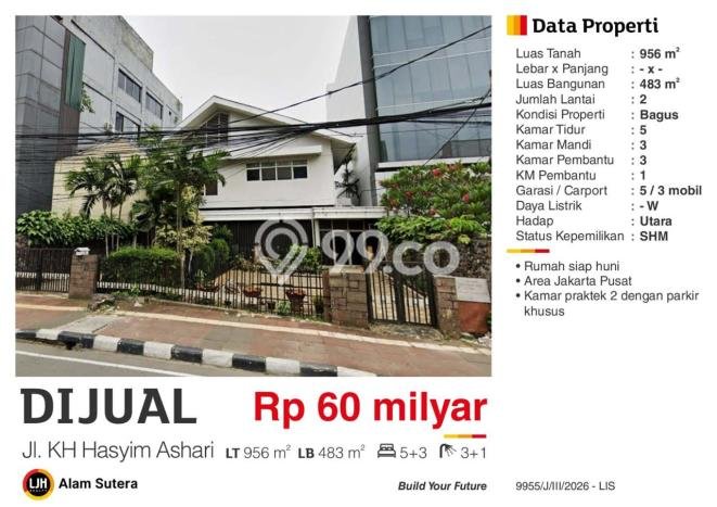 Dijual Rumah Luas Megah Dengan View Cantik di Petojo, Jakarta Pusat Dijual Rumah Luas Megah Dengan View Cantik di Petojo, Jakarta Pusat