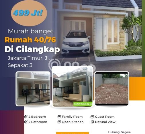 Hunian Nyaman 2 KT Harga Terjangkau di Cilangkap Jakarta Timur Hunian Nyaman 2 KT Harga Terjangkau di Cilangkap Jakarta Timur