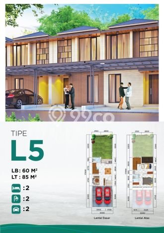 Rumah Modern 2 Kamar LT 85m2 di Jakarta Garden City Rumah Modern 2 Kamar LT 85m2 di Jakarta Garden City