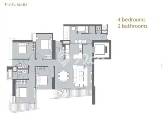 FOR SALE Hunian Apartemen Luxury di Kembangan dengan 4 Kamar Tidur & Luas 156m2 FOR SALE Hunian Apartemen Luxury di Kembangan dengan 4 Kamar Tidur & Luas 156m2