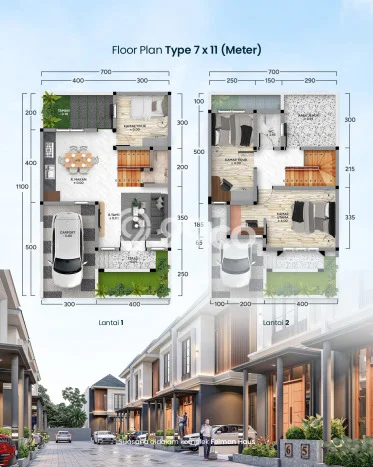 Rumah Modern Minimalis 2 Kamar Siap Huni di Medan Helvetia Rumah Modern Minimalis 2 Kamar Siap Huni di Medan Helvetia
