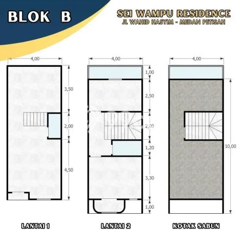 Rumah Strategis Minimalis Lb 100m2 di Medan Petisah, Medan Rumah Strategis Minimalis Lb 100m2 di Medan Petisah, Medan
