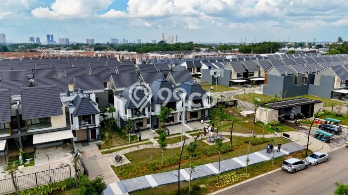 Hunian Cantik Modern Lb 99m2 di BSD, Tangerang Selatan Hunian Cantik Modern Lb 99m2 di BSD, Tangerang Selatan