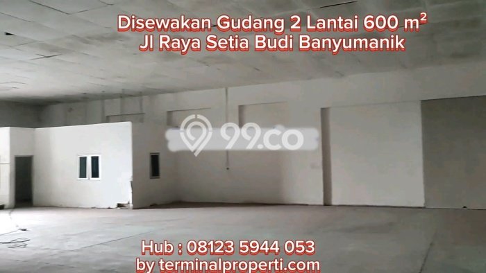 Gudang Komersial Disewakan di Banyumanik Semarang Luas 1338m2 Gudang Komersial Disewakan di Banyumanik Semarang Luas 1338m2