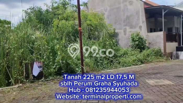 Tanah Kavling di Pedurungan Dijual dengan Luas 225m2 Tanah Kavling di Pedurungan Dijual dengan Luas 225m2