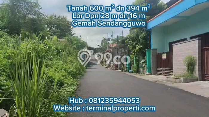 Tanah Dijual Lokasi Tembalang, Semarang Luas 994m2 Legalitas Aman Tanah Dijual Lokasi Tembalang, Semarang Luas 994m2 Legalitas Aman