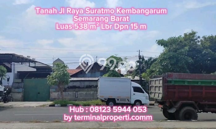 Tanah Kavling Dijual di Manyaran, Semarang dengan Luas Tanah 538m2 Tanah Kavling Dijual di Manyaran, Semarang dengan Luas Tanah 538m2
