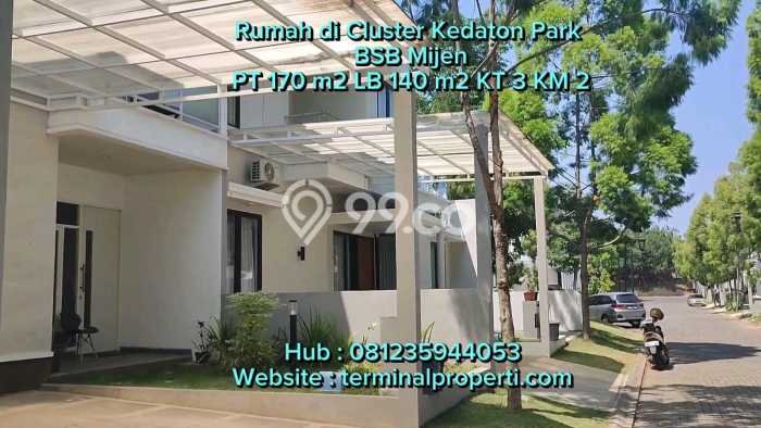 Rumah Minimalis 3 KT LT 170m2 di BSB City Rumah Minimalis 3 KT LT 170m2 di BSB City