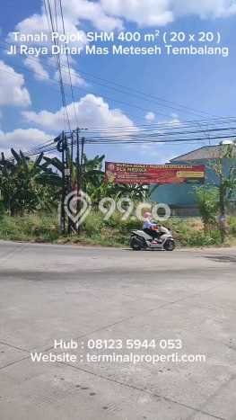 Tanah Kavling Dijual di Meteseh, Semarang dengan Luas Tanah 400m2 Tanah Kavling Dijual di Meteseh, Semarang dengan Luas Tanah 400m2