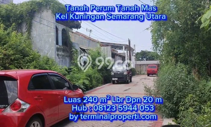 Tanah Kavling Dijual di Tanah Mas, Semarang dengan Luas Tanah 240m2 Tanah Kavling Dijual di Tanah Mas, Semarang dengan Luas Tanah 240m2