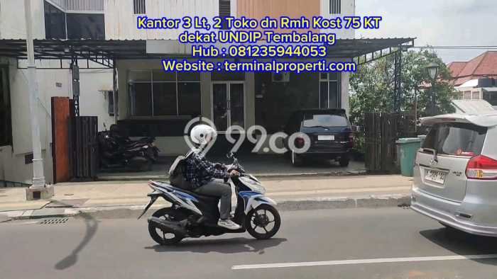 Aset Investasi! Kost Dijual di Tembalang, Semarang, 75 KT, 18 KM, Luas 2000m2 Aset Investasi! Kost Dijual di Tembalang, Semarang, 75 KT, 18 KM, Luas 2000m2