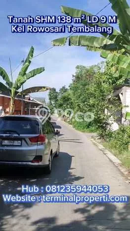 Lahan Strategis di Tembalang Dijual dengan Luas 138m2 Lahan Strategis di Tembalang Dijual dengan Luas 138m2