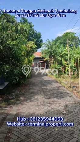 Dijual Tanah 317m2 di Meteseh, Semarang Dijual Tanah 317m2 di Meteseh, Semarang