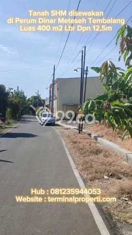 Untuk Disewa Tanah di Meteseh Semarang Seluas 400m2 Untuk Disewa Tanah di Meteseh Semarang Seluas 400m2
