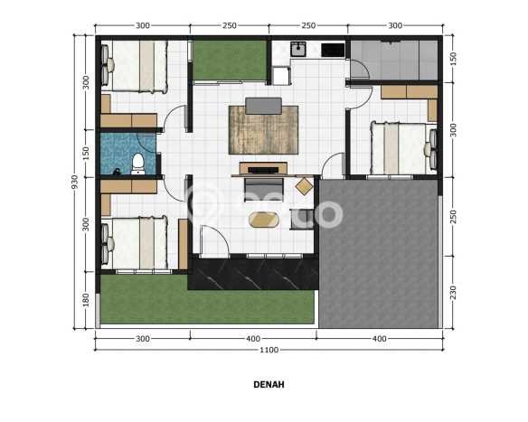 Rumah Minimalis 3 KT di Sleman Yogyakarta Unfurnished Rumah Minimalis 3 KT di Sleman Yogyakarta Unfurnished