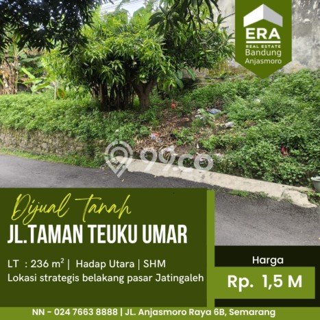 Tanah Dijual Lokasi Banyumanik, Semarang Luas 236m2 Legalitas Aman Tanah Dijual Lokasi Banyumanik, Semarang Luas 236m2 Legalitas Aman