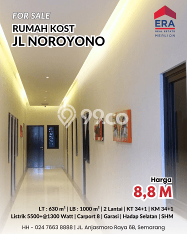 Unit Kost Dijual di Semarang Barat dengan 35 Kamar Tidur & Luas Bangunan 1000m2 Unit Kost Dijual di Semarang Barat dengan 35 Kamar Tidur & Luas Bangunan 1000m2