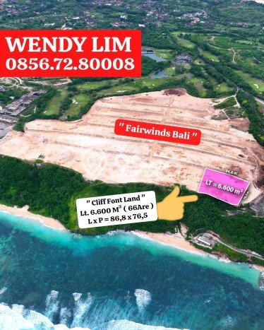 Dijual Tanah di Kuta Selatan Badung Luas 6600m2 SHM Dijual Tanah di Kuta Selatan Badung Luas 6600m2 SHM