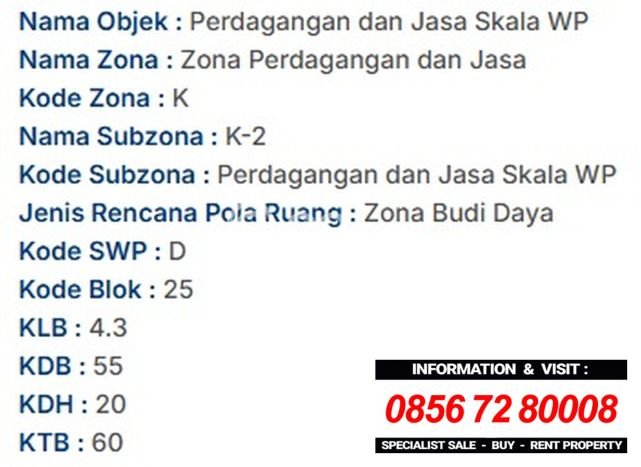 Unit Komersial Dijual di Jakarta Selatan LT 2050m2 & LB 1800m2 Unit Komersial Dijual di Jakarta Selatan LT 2050m2 & LB 1800m2