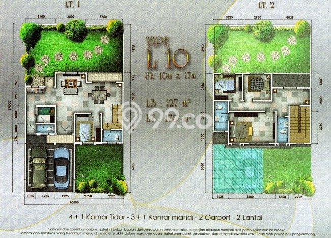 Ready to Use! Premium House LT 170m2 Desain Modern di Jakarta Garden City Ready to Use! Premium House LT 170m2 Desain Modern di Jakarta Garden City