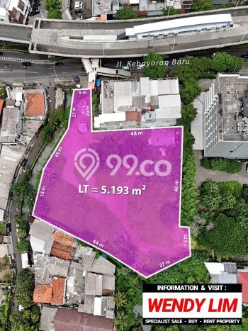 Tanah Dijual Lokasi Kebayoran Baru, Jakarta Selatan dengan Luas Tanah 5193m2 dan Status SHM Tanah Dijual Lokasi Kebayoran Baru, Jakarta Selatan dengan Luas Tanah 5193m2 dan Status SHM