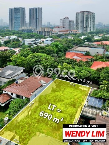 Dijual Tanah di Kebayoran Baru, Luas 690m2m², Kawasan Nyaman, Kontur Datar Dijual Tanah di Kebayoran Baru, Luas 690m2m², Kawasan Nyaman, Kontur Datar