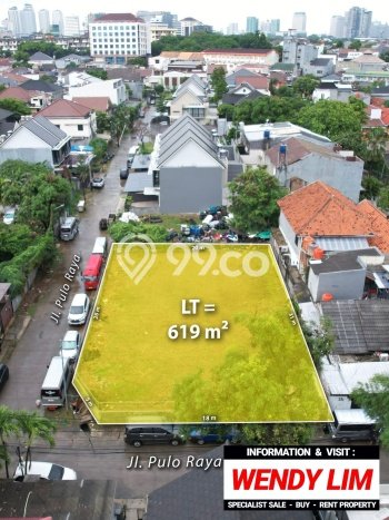 Tanah Lokasi Strategis Kawasan Kebayoran Baru, Luas 619m2m², Ideal untuk Investasi Tanah Lokasi Strategis Kawasan Kebayoran Baru, Luas 619m2m², Ideal untuk Investasi