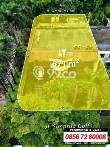 Ready to Use! Luxury House LT 671m2 Desain Elegan di Simprug Ready to Use! Luxury House LT 671m2 Desain Elegan di Simprug