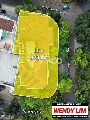 Rumah Mewah Siap Huni LT 1009m2 di Kebayoran Baru, Jakarta Selatan Rumah Mewah Siap Huni LT 1009m2 di Kebayoran Baru, Jakarta Selatan
