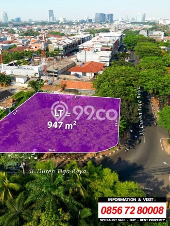 Jual Tanah Lokasi Strategis di , Luas 947m2m², Dekat Jakarta Selatan, Jakarta Selatan Jual Tanah Lokasi Strategis di , Luas 947m2m², Dekat Jakarta Selatan, Jakarta Selatan
