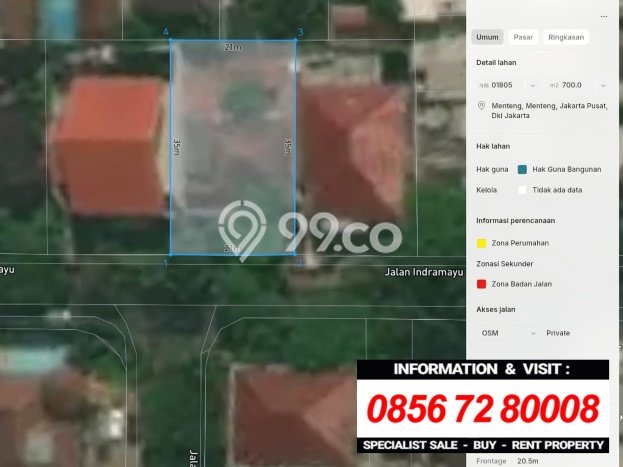 Dijual Rumah Premium dengan Fasilitas Sekitar Komplit di Menteng, Jakarta Pusat Dijual Rumah Premium dengan Fasilitas Sekitar Komplit di Menteng, Jakarta Pusat