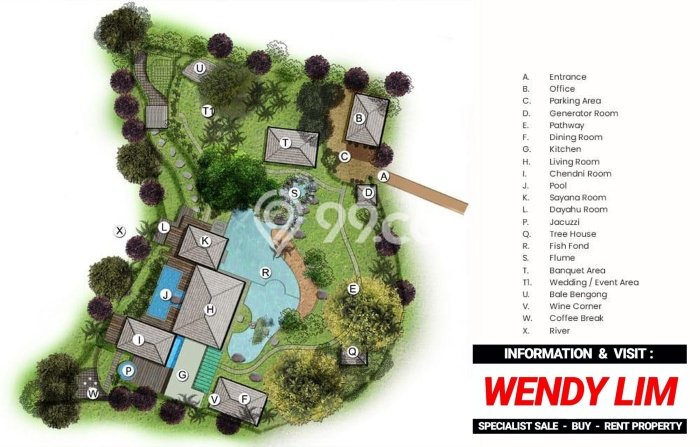 Vila Kawasan Ubud, Ukuran 6045m2m², Cocok untuk berbagai kebutuhan Vila Kawasan Ubud, Ukuran 6045m2m², Cocok untuk berbagai kebutuhan