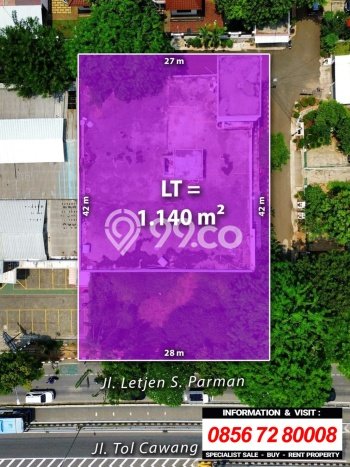 Tanah Area Prospektif Kawasan , Luas 1140m2m², Dekat ke Fasilitas Umum, Akses Jakarta Barat, Jakarta Barat Tanah Area Prospektif Kawasan , Luas 1140m2m², Dekat ke Fasilitas Umum, Akses Jakarta Barat, Jakarta Barat