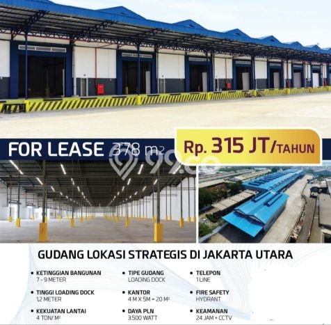 Unit Gudang Disewakan di Kapuk Muara di Area Ramai & Strategis Unit Gudang Disewakan di Kapuk Muara di Area Ramai & Strategis