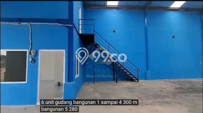 Unit Gudang disewakan di Tigaraksa Tangerang dengan LT 7000m2 / LB 240m2 Unit Gudang disewakan di Tigaraksa Tangerang dengan LT 7000m2 / LB 240m2