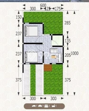 Rumah Sederhana Dijual di Pakis 2 Kamar dengan LT 60m2 Rumah Sederhana Dijual di Pakis 2 Kamar dengan LT 60m2