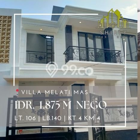 Rumah Baru Murah di Vila Melati Mas LB 160 KT 4 Rumah Baru Murah di Vila Melati Mas LB 160 KT 4