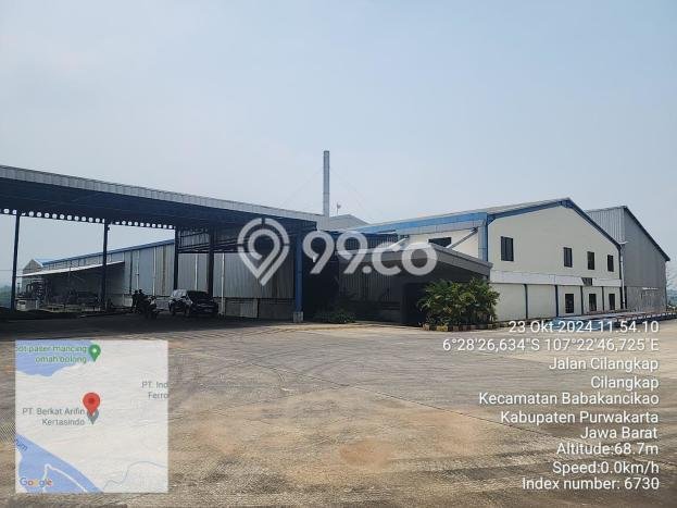 Pabrik di Purwakarta, Luas 10763m2m², Area Komersial, Lokasi Strategis Pabrik di Purwakarta, Luas 10763m2m², Area Komersial, Lokasi Strategis
