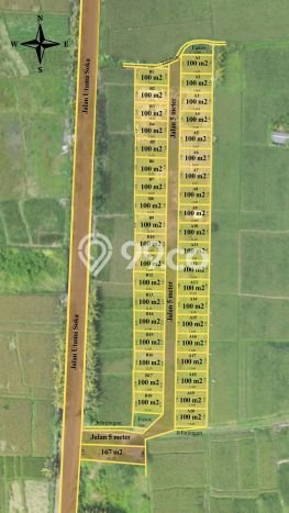Tanah untuk Dijual di Mengwi Badung Luas 100m2 Tanah untuk Dijual di Mengwi Badung Luas 100m2
