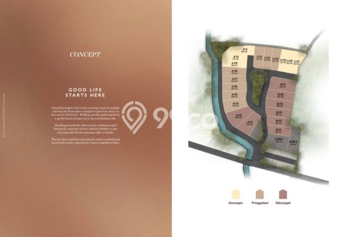 Vila Nyaman di , Area 268m2m², View Indah di area Vila Nyaman di , Area 268m2m², View Indah di area