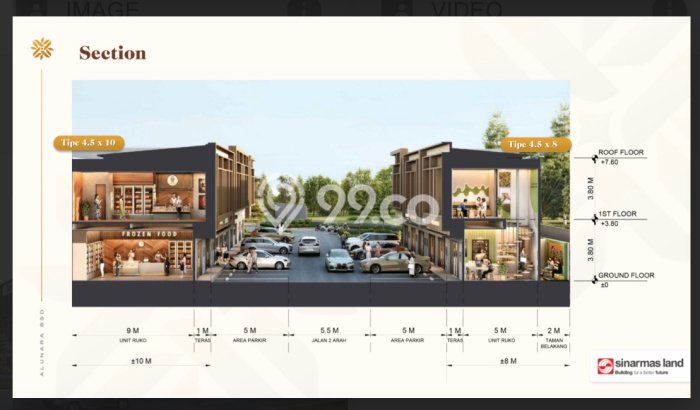 Area Ramai! Ruko Dijual di BSD untuk Bisnis Luas Bangunan 58m2 Area Ramai! Ruko Dijual di BSD untuk Bisnis Luas Bangunan 58m2