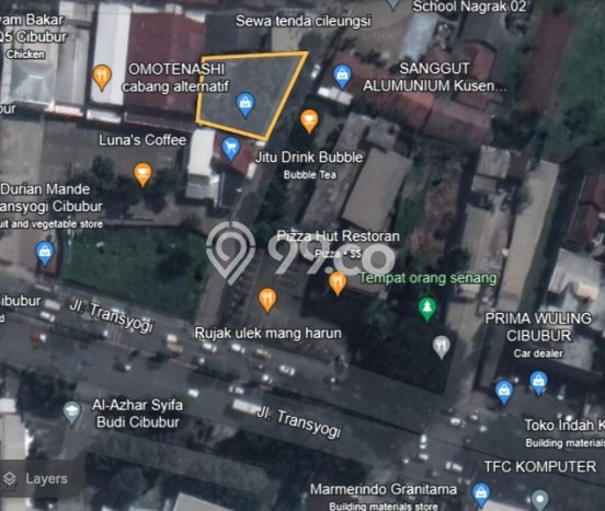 Kavling Tanah di Cileungsi Dijual Luas 501m2 Legalitas SHM Kavling Tanah di Cileungsi Dijual Luas 501m2 Legalitas SHM