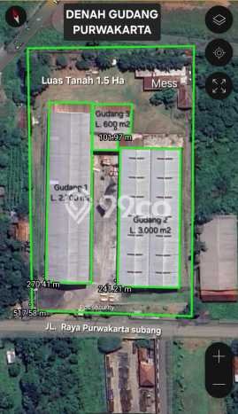 Gudang Kawasan Bisnis di Purwakarta, Luas 6300m2m², For Rent, Ready Pakai Gudang Kawasan Bisnis di Purwakarta, Luas 6300m2m², For Rent, Ready Pakai